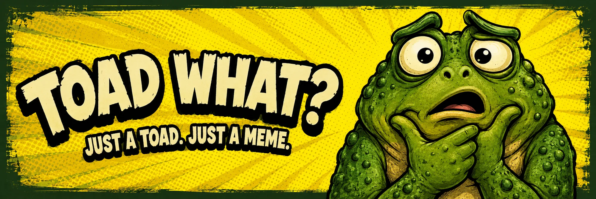 TOAD WHAT? — Just a toad. Just a meme.